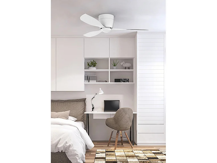 LEDS C4 Ventilateur du Plafond Ip20 Bora Ø988Mm Led 18W Blanc Chaud - 3000K 0-10V / Dali / Pwm B