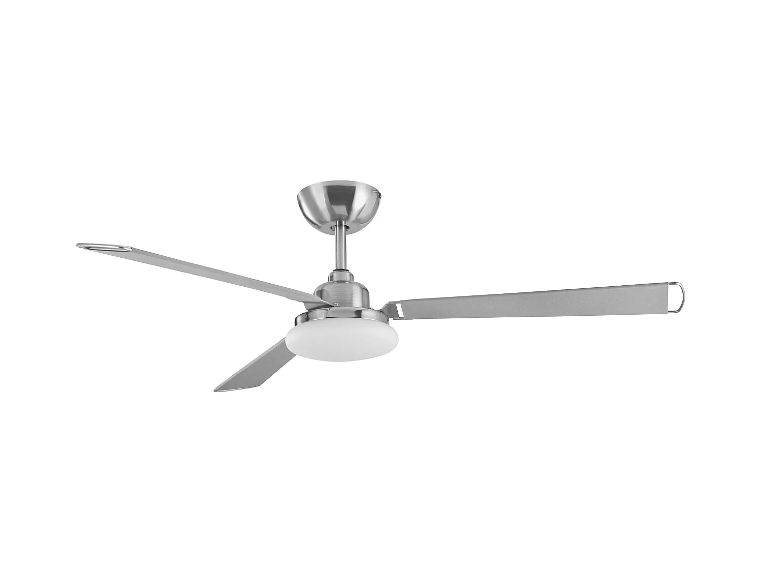 LEDS C4 Ventilateur du Plafond Calima Led 15.9W Blanc Chaud - 3000K 0-10V / Dali / Pwm Nickel Sat