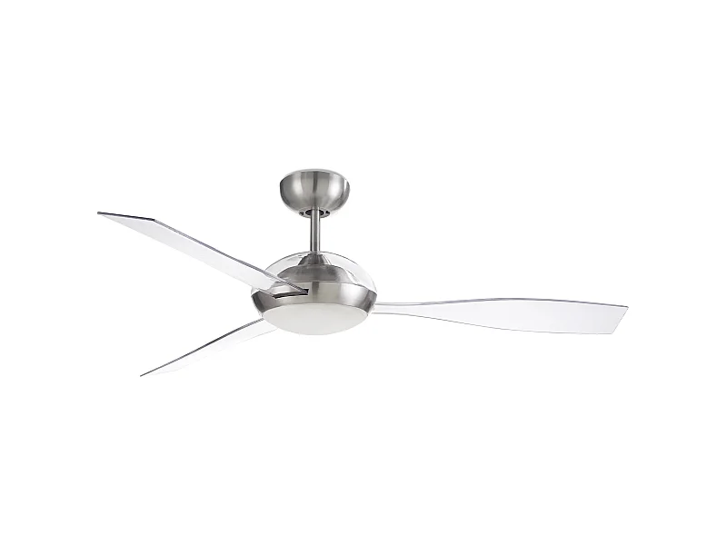 LEDS C4 Ventilateur du Plafond Ip20 Sirocco Led 16W Blanc Chaud - 3000K 0-10V / Dali / Pwm Nickel