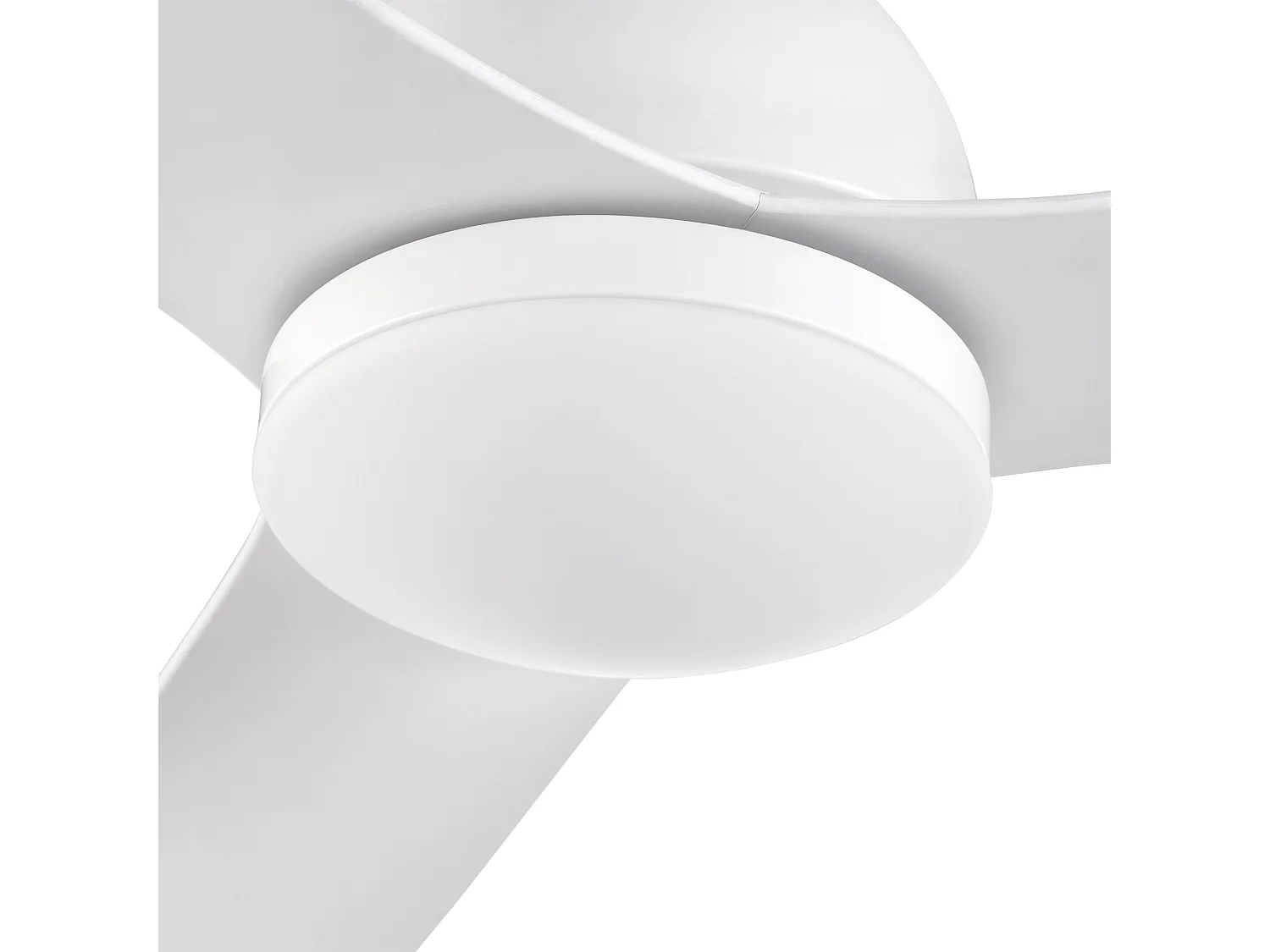 LEDS C4 Ventilateur du Plafond Ip20 Nepal Led 14.5W Blanc Chaud - 3000K Blanc Brillant Blanc 950L