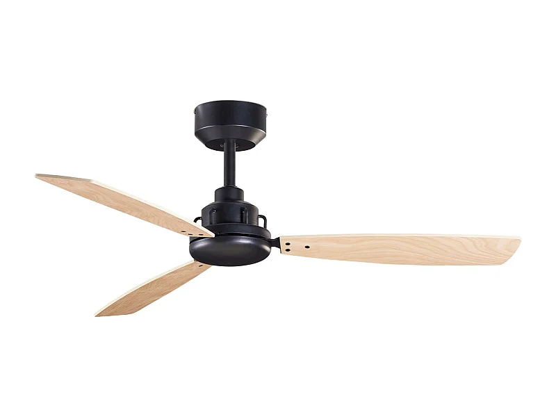 LEDS C4 Ventilateur du Plafond Xaloc Ø1000Mm Noir Bois Blond