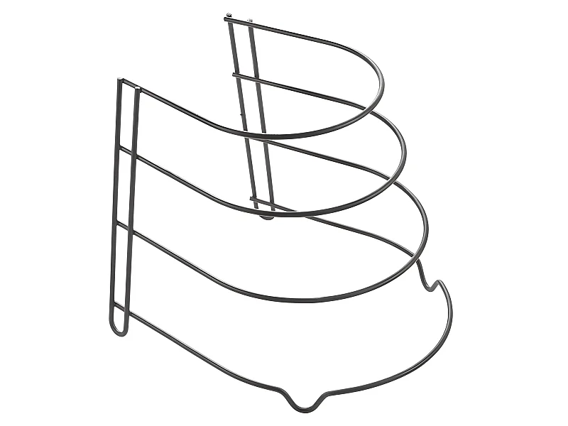 CANYON LAVA Série Metaltex 4 Niveaux Sartenero avec Finition Touch-Therm® Couleur Noir