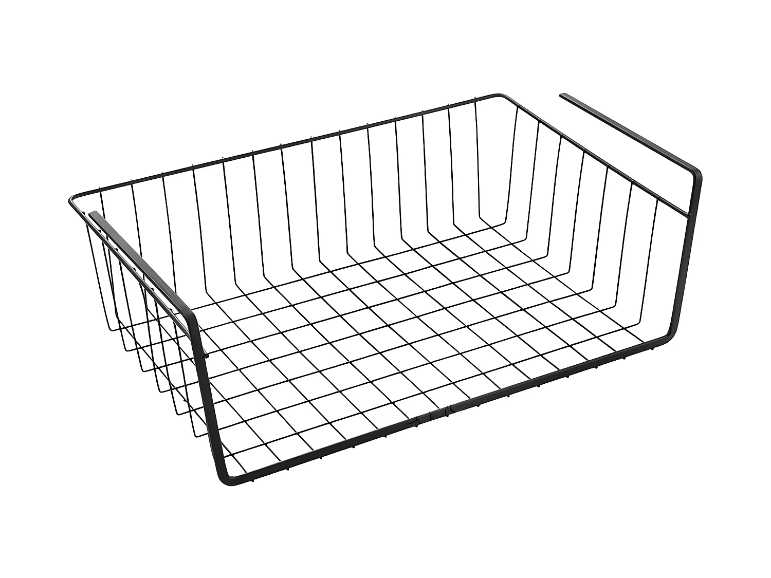 Metaltex Étagère KANGURO 40 cm. Finition Touch-Therm® Couleur Noir