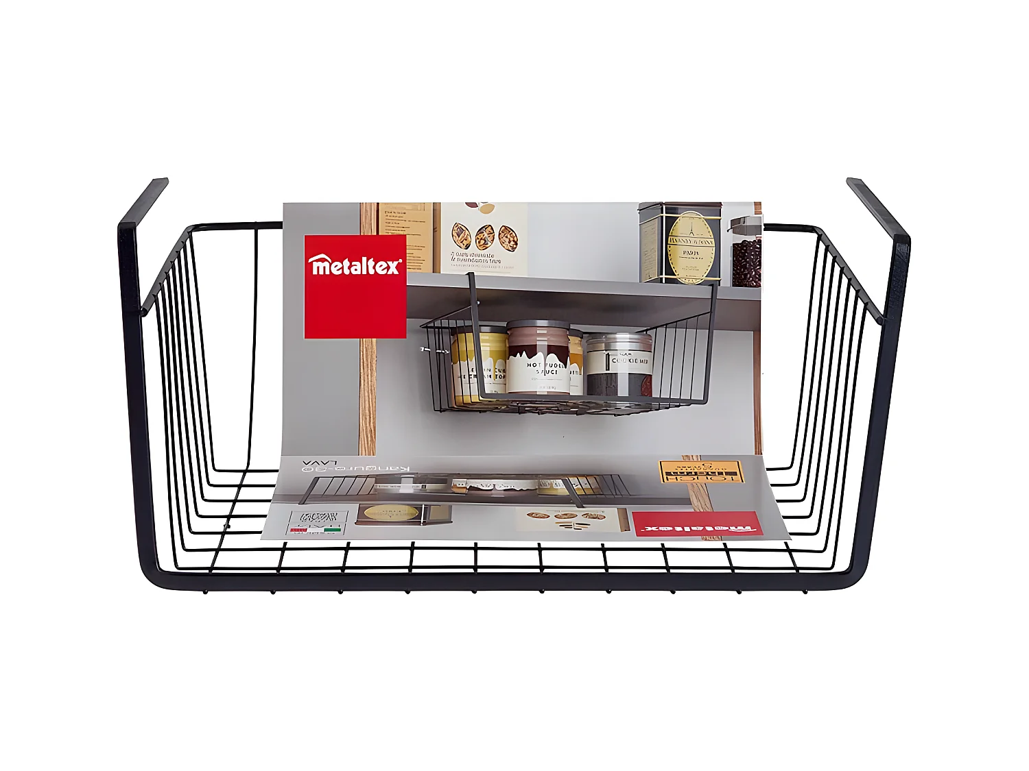 Wandplank KANGURO 30 cm Touch-Therm® Zwart - Metaal/Staal - Gemaakt in Italië