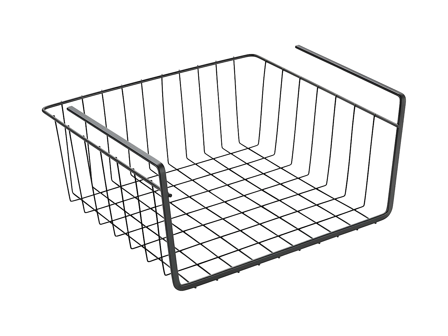 Metaltex Étagère KANGURO 30 cm. Finition Touch-Therm® Couleur Noir