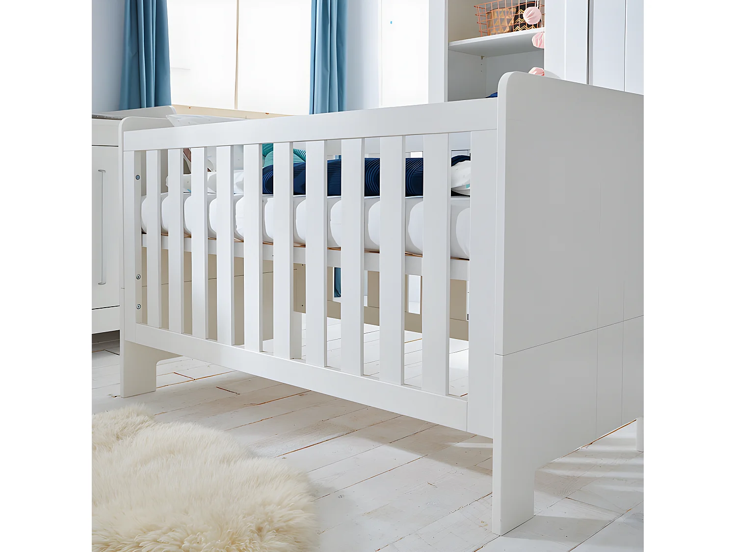 Lit bébé Calmo Blanc