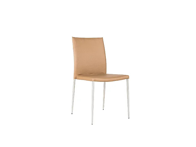 Lot de 4 chaises Minnie - Marron, Gris