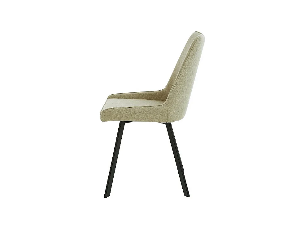 Fox - Silla microfibra beige 4 piezas