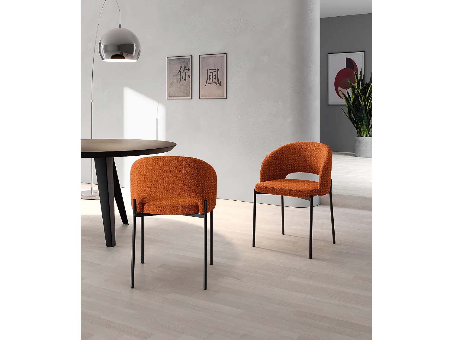 Lot de 2 chaises Greta - Orange