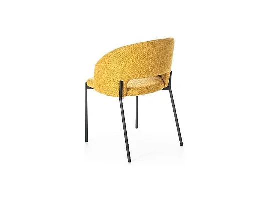 Lot de 2 chaises Greta - Jaune, gris