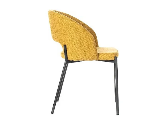Lot de 2 chaises Greta - Jaune, gris