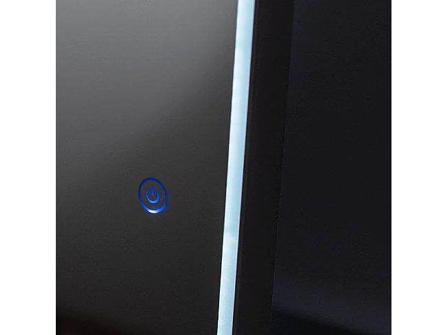 Miroir Mur Lux - Gris, Blanc