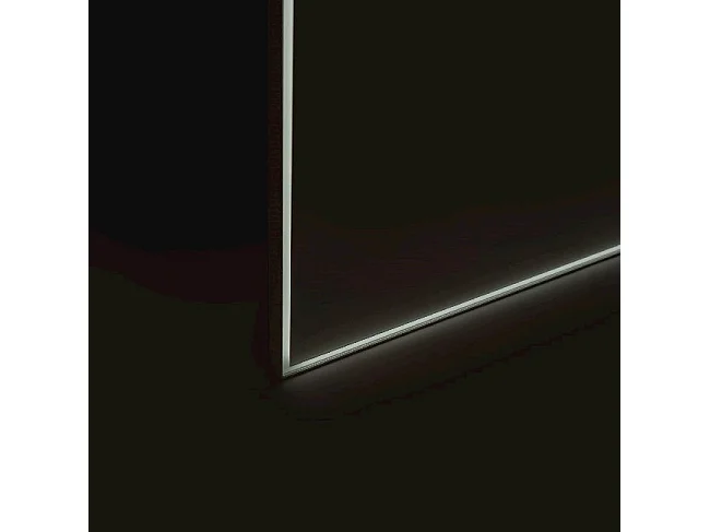 Miroir Mur Lux - Gris, Blanc