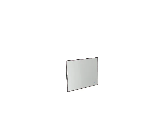 Miroir Mur Lumen - Gris, blanc