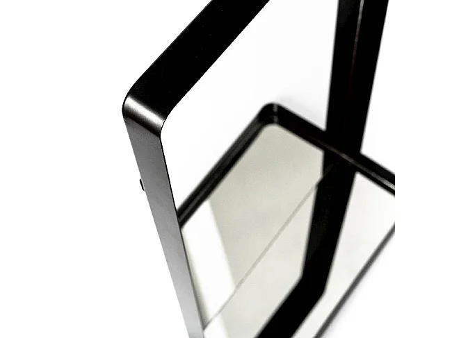 Miroir Mur Recife - Gris, noir