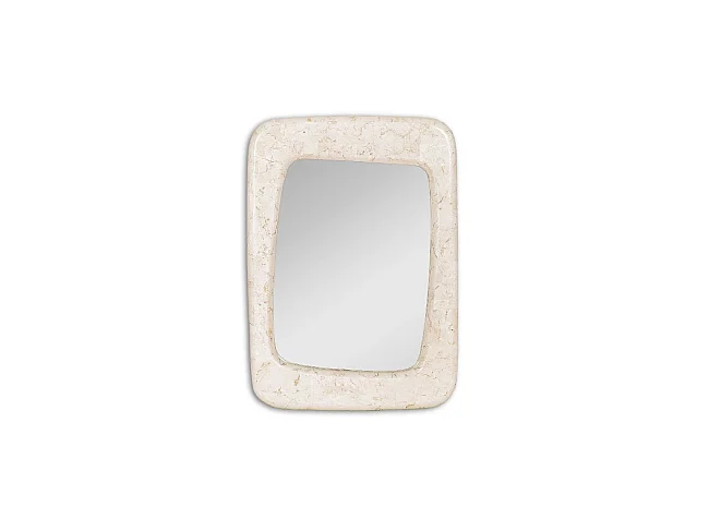 Miroir Mur Smooth - Beige, Gris