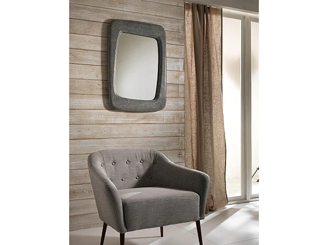Miroir Mur Smooth - Gris
