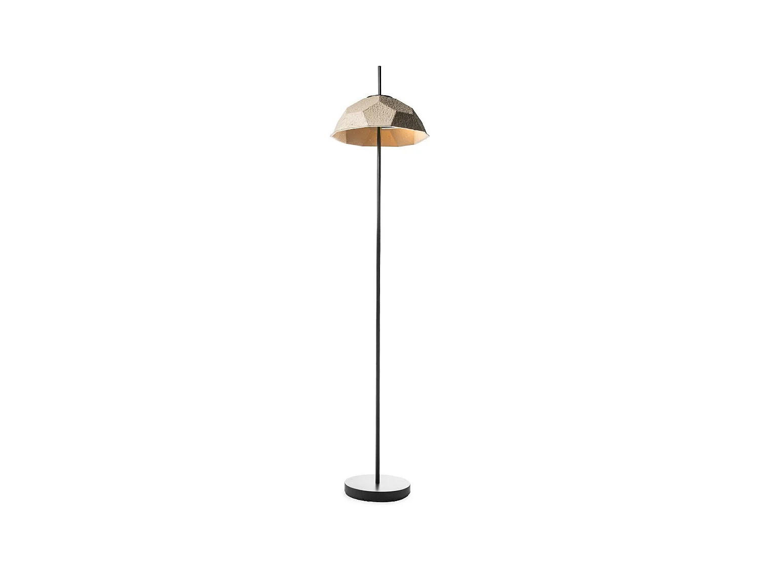 Lampadaire Egg - Gris tourterelle, Noir