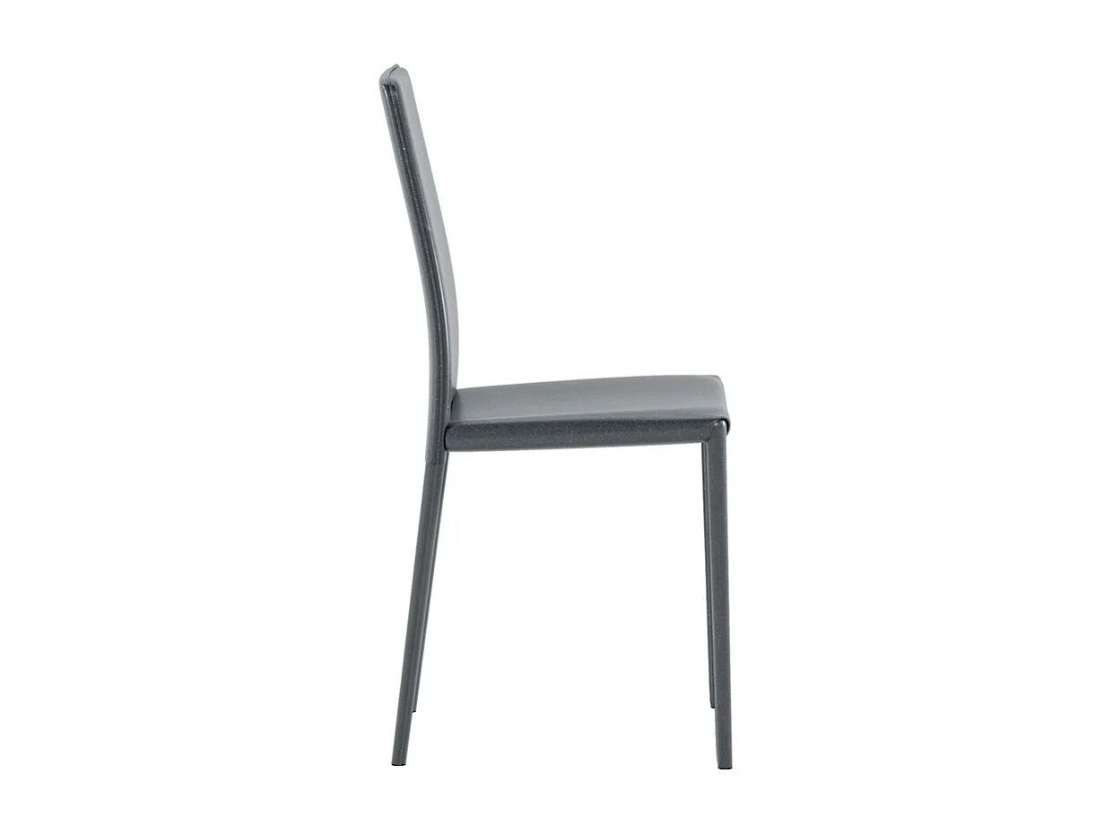 Lot de 4 chaises Kitty - Gris