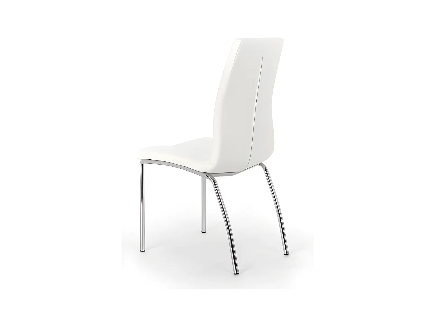 Viva - Weißer Öko-Lederstuhl 4-tlg