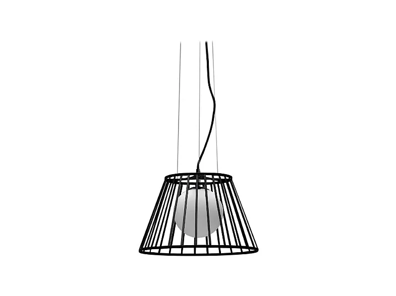 Lampe à suspension Cage - Noir