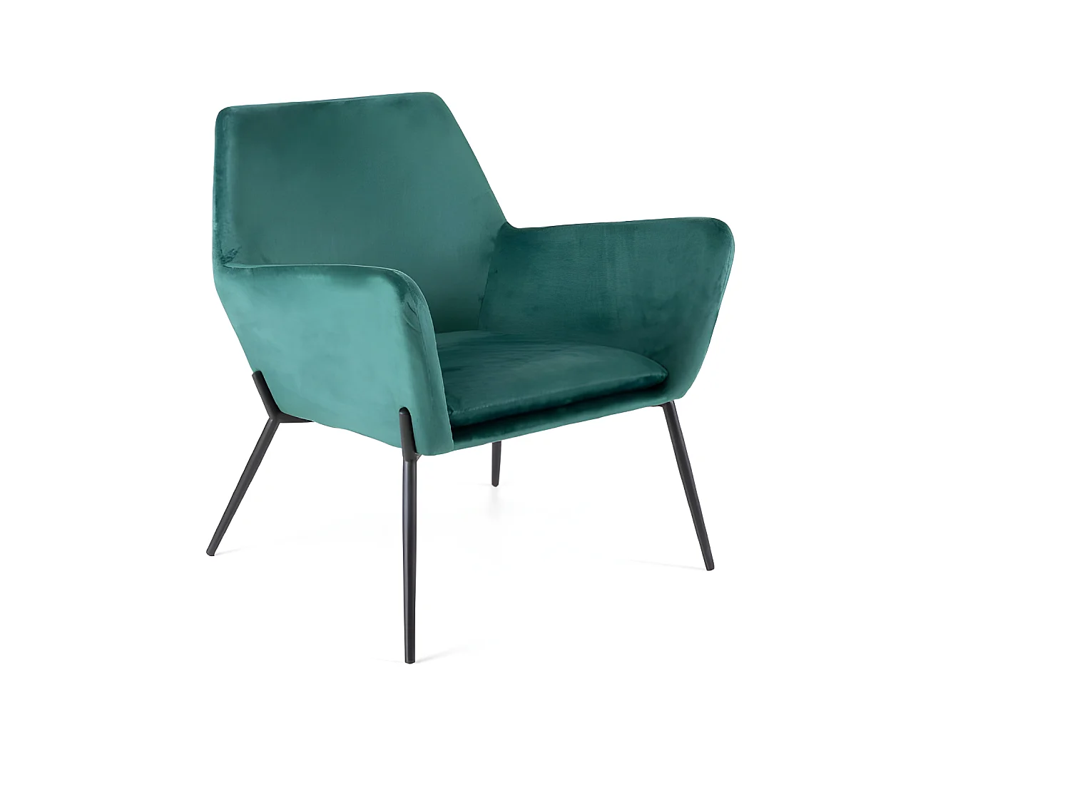 Fauteuil Moderne - Gin - Vert, Noir