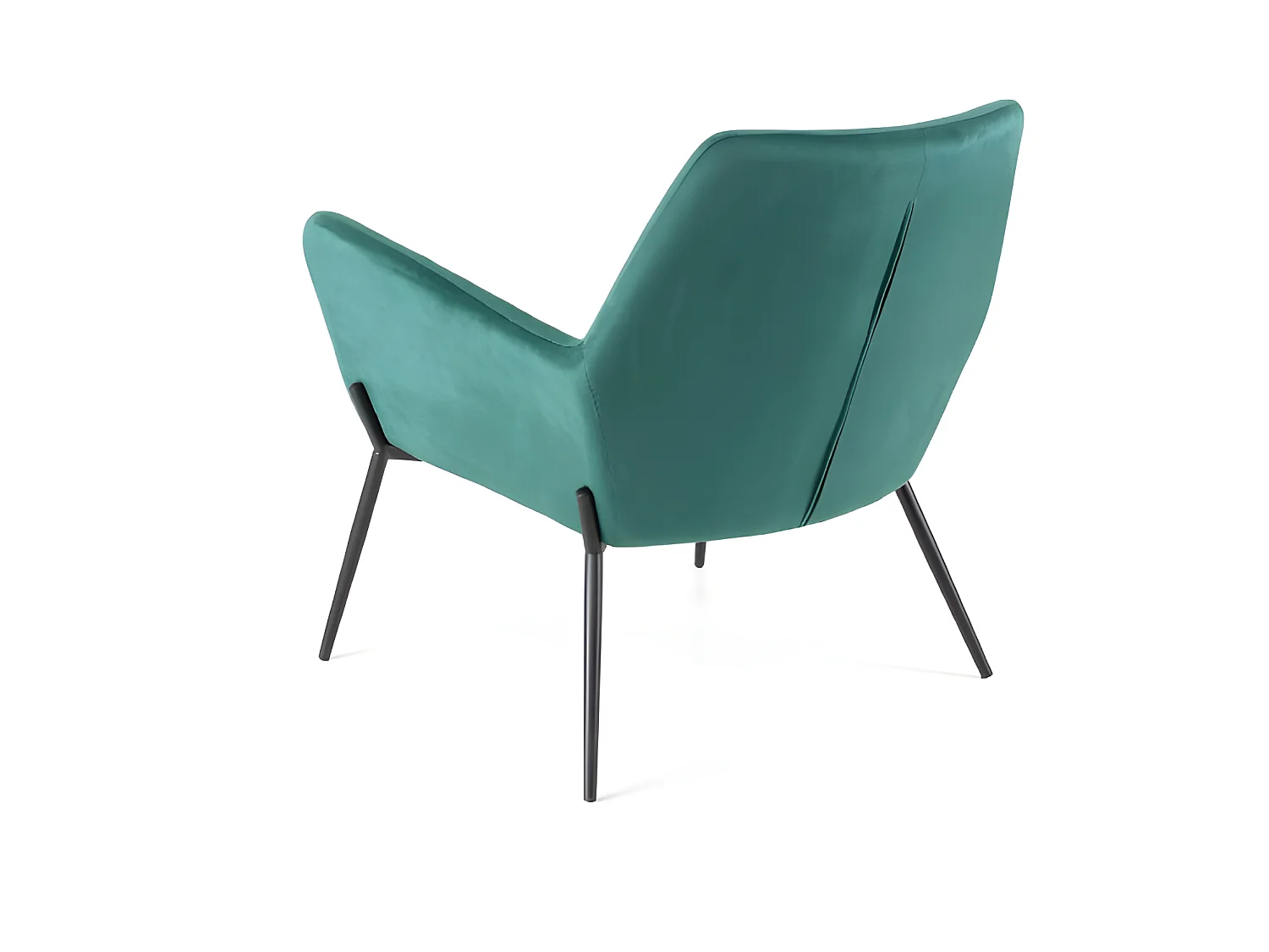 Gin - Groene fluwelen fauteuil