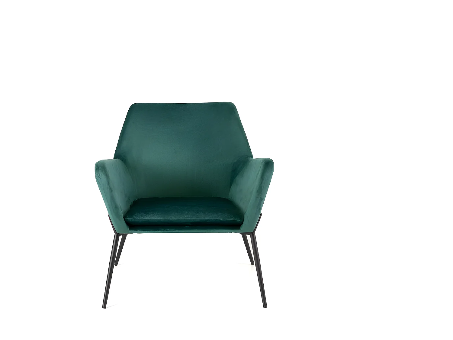 Gin - Groene fluwelen fauteuil
