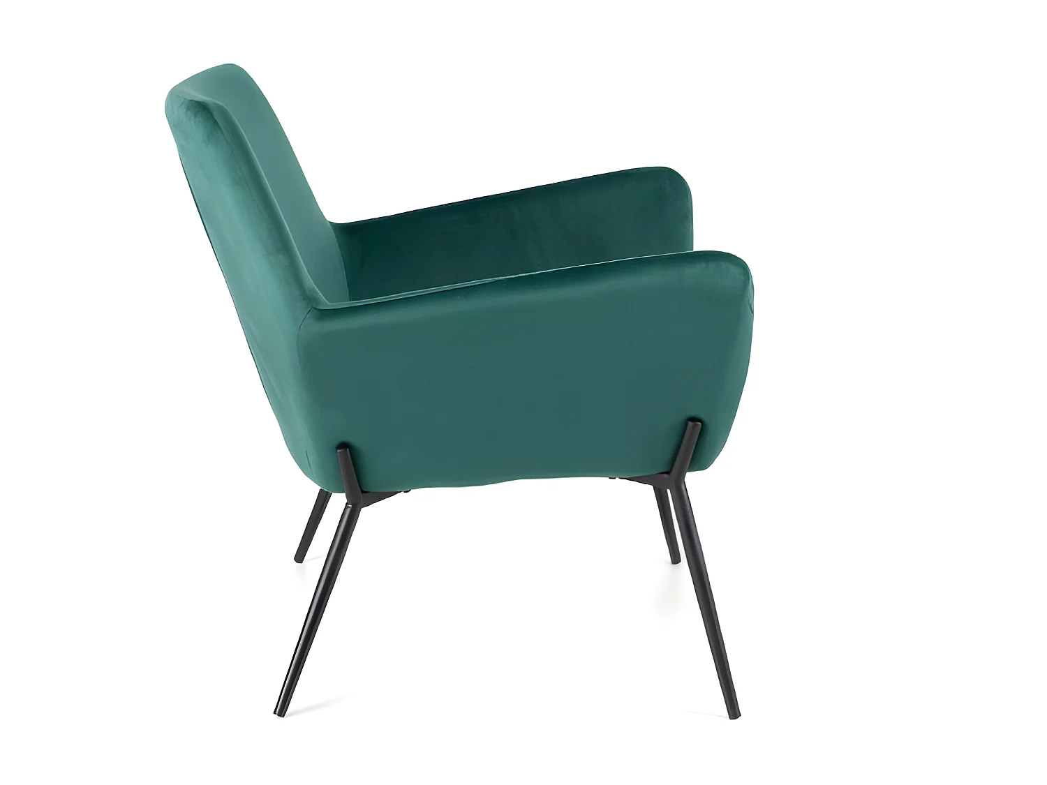 Gin - Groene fluwelen fauteuil