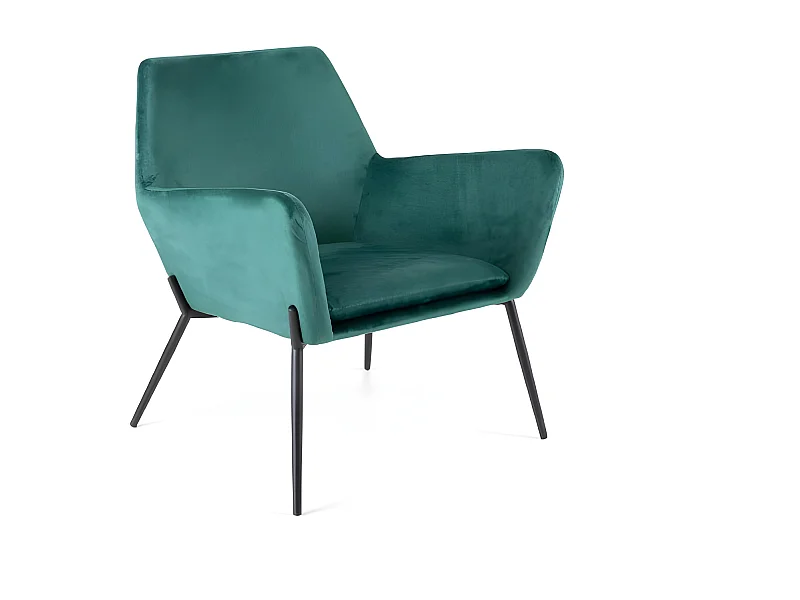 Fauteuil Moderne - Gin - Vert, Noir