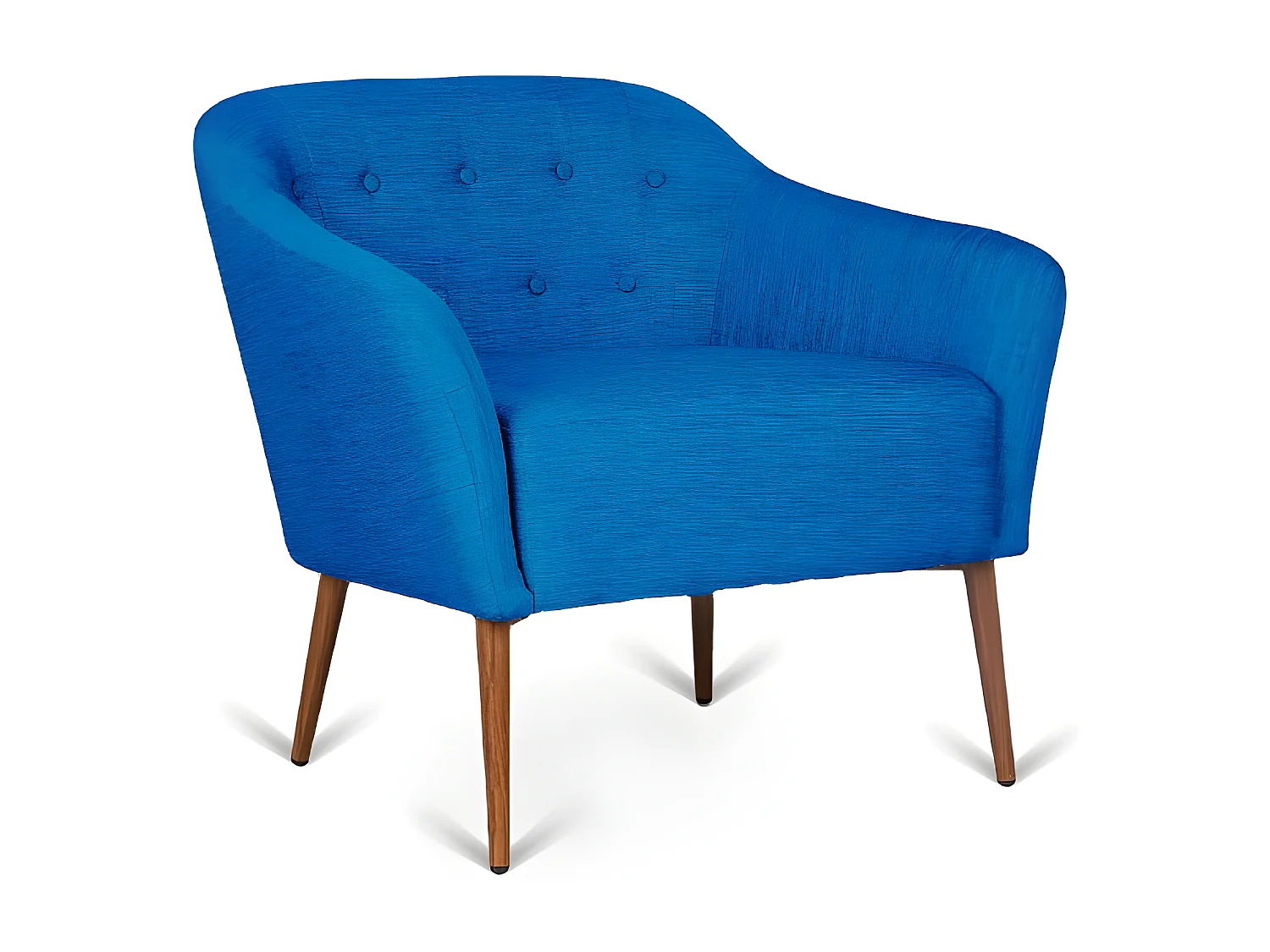 Elena - Poltrona em tecido marrom