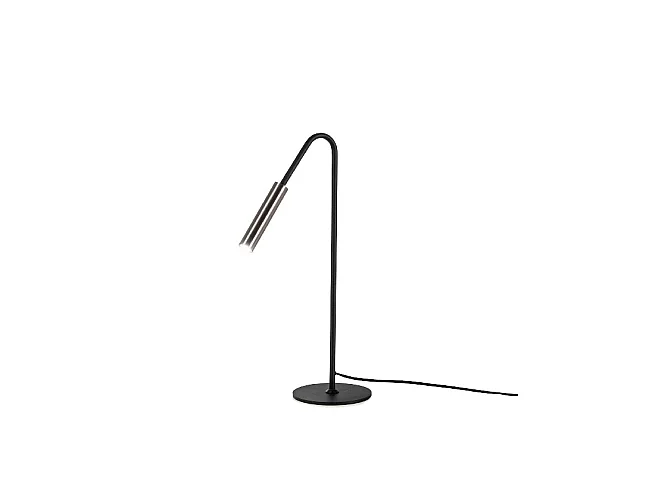 Vega - LED tafellamp in zwart metaal