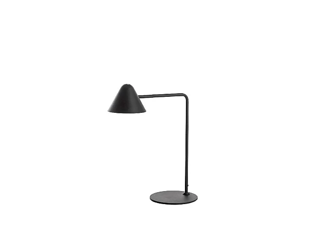 Antares - LED-tafellamp in zwart metaal