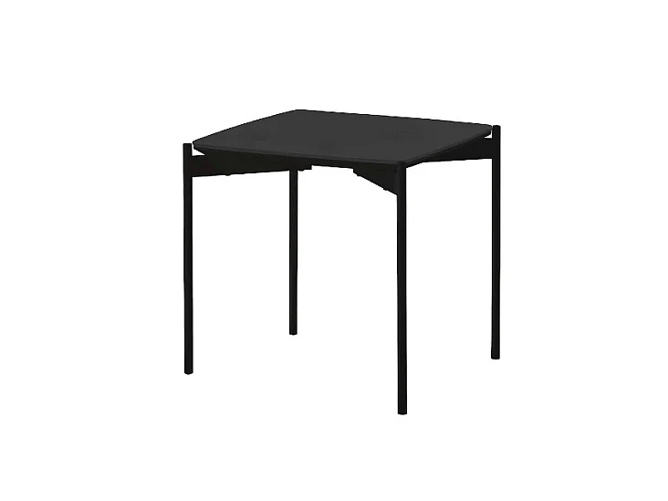 Ivy - Mesa de centro (45 x 45 x 45h) em cerâmica cinza escuro