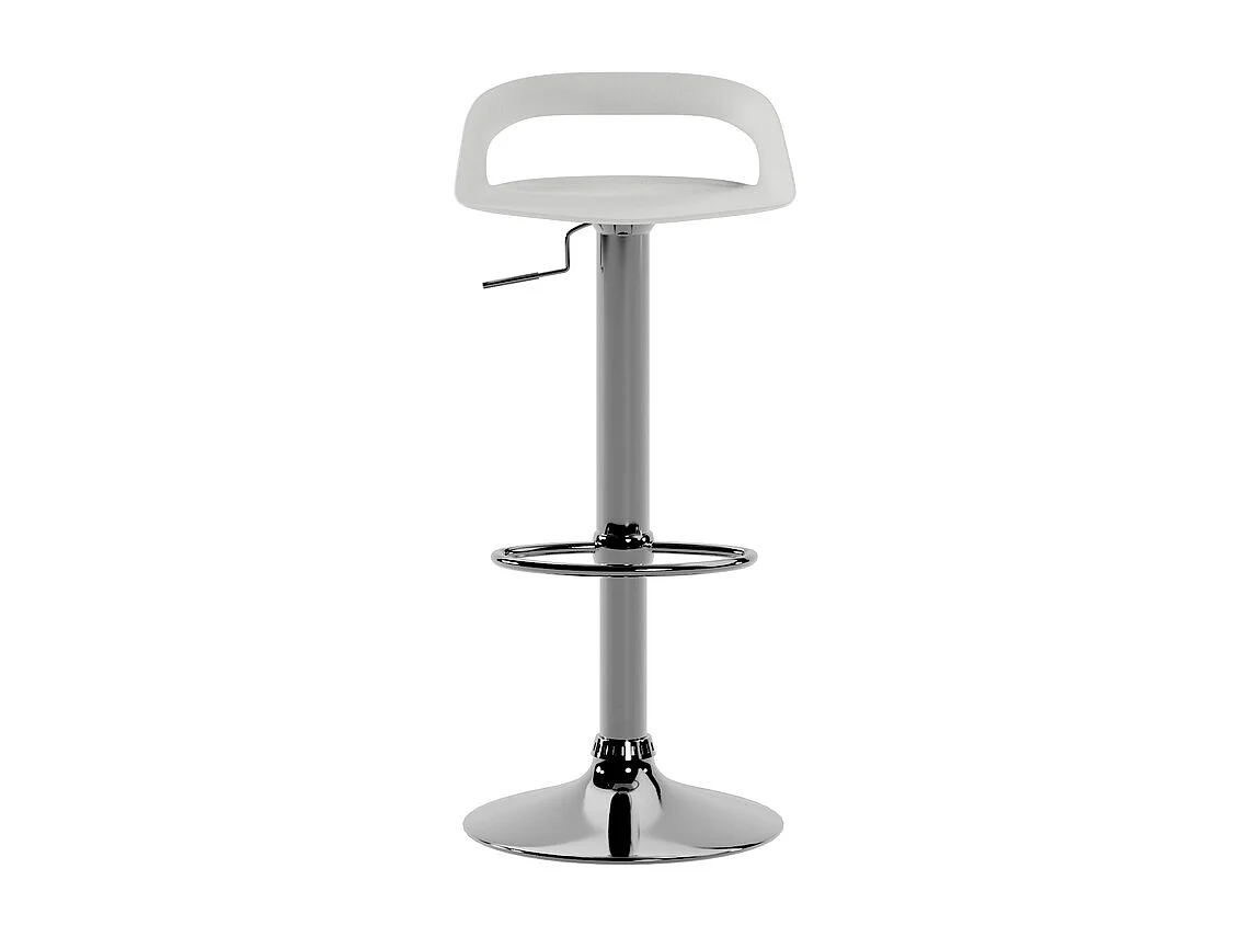 Tabouret Moderne - Glen - Blanc, Gris