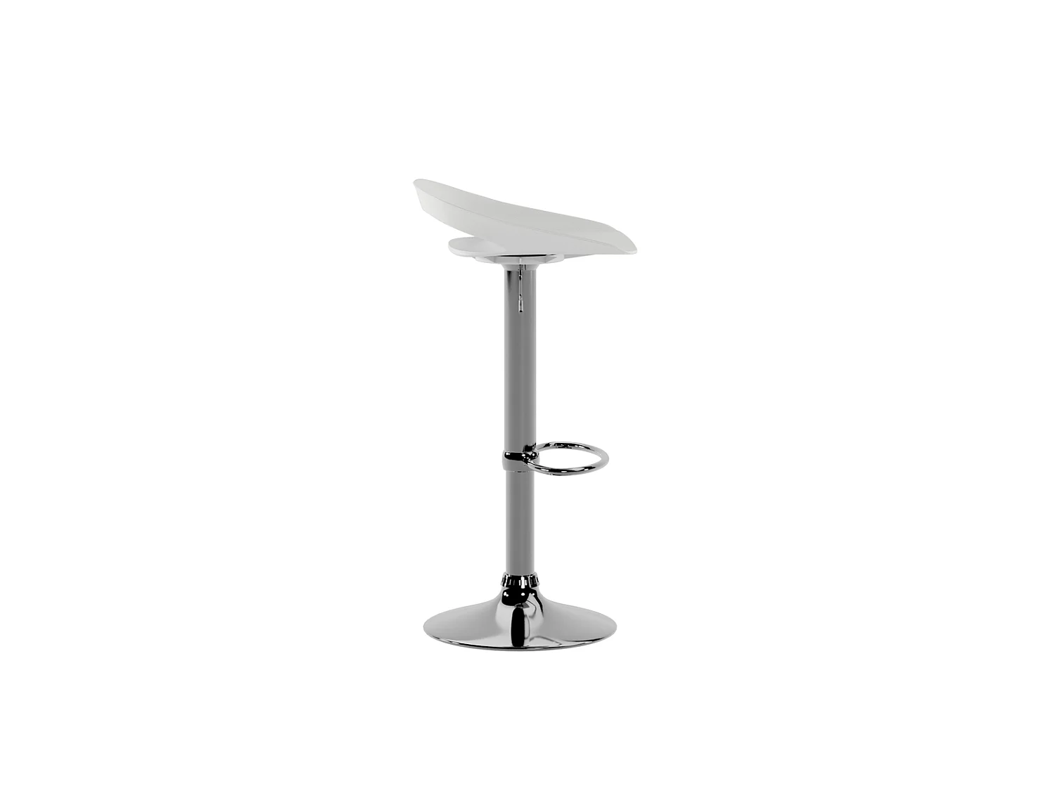 Tabouret Moderne - Glen - Blanc, Gris