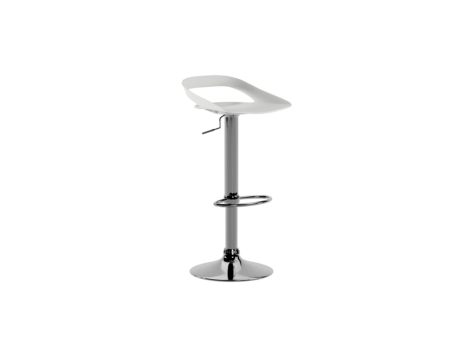 Tabouret Moderne - Glen - Blanc, Gris
