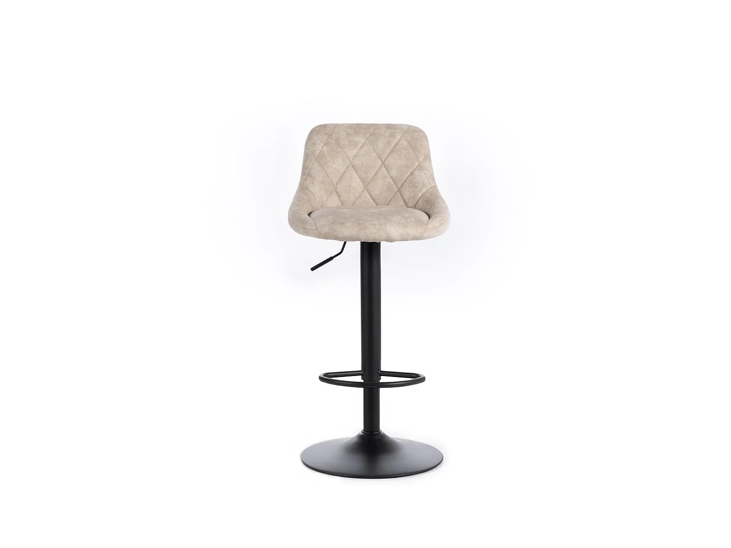Max - Hocker aus Mikrofaser mit schwarzem Samteffekt - 2er-Set