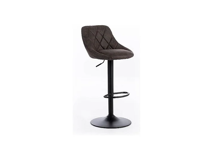 Set de 2 tabourets Max - Gris, Noir