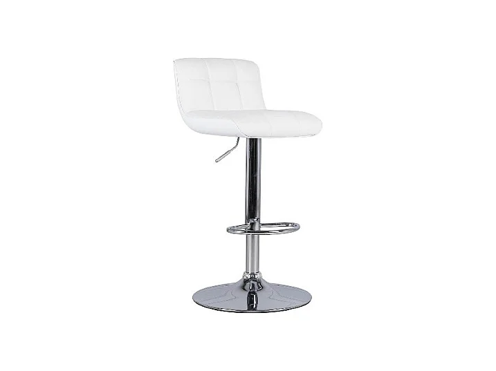 Set de 2 tabourets Karl - Blanc, Gris