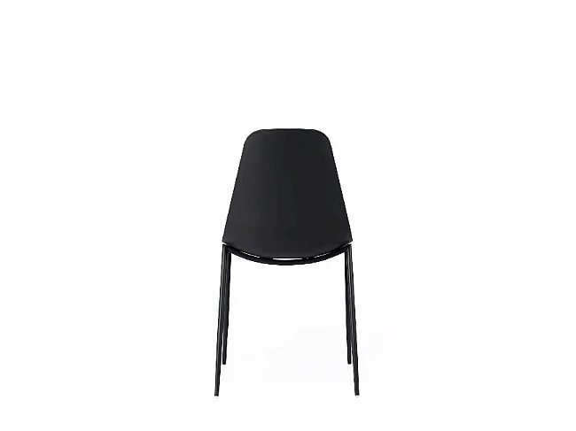Frida - Black Polypropylene Chair 4 pcs