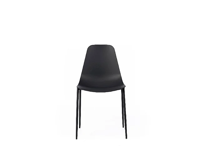 Frida - Black Polypropylene Chair 4 pcs