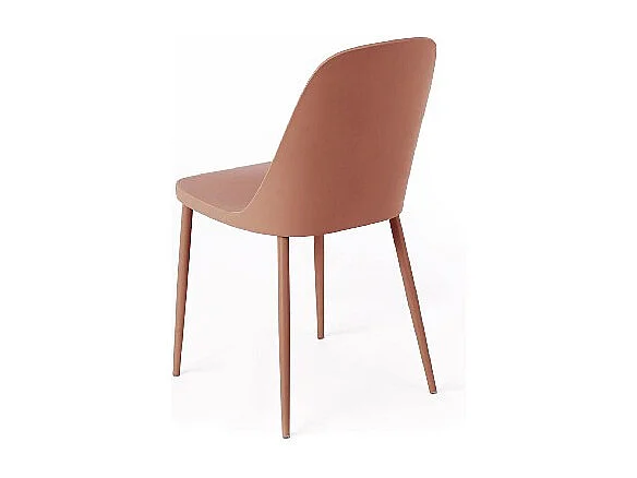 Lot de 4 chaises Tamara - Orange