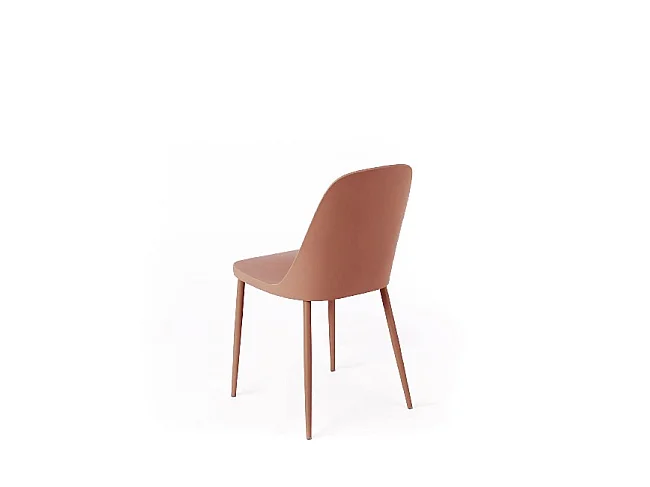 Lot de 4 chaises Tamara - Orange