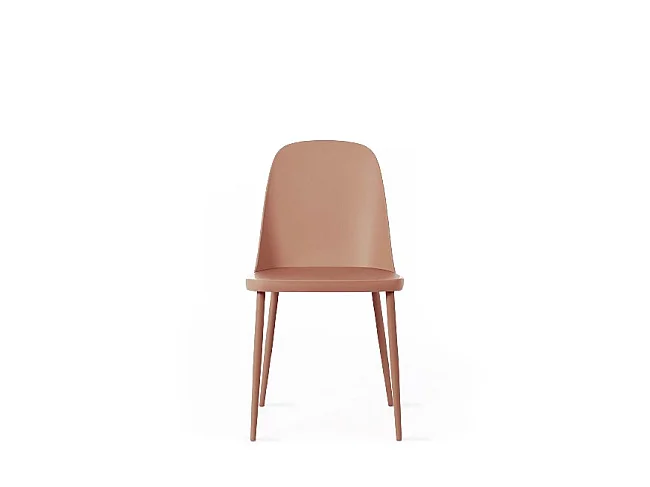 Lot de 4 chaises Tamara - Orange