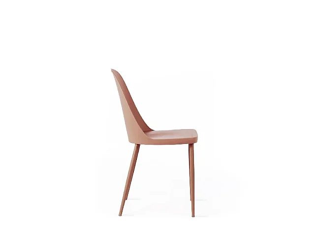 Lot de 4 chaises Tamara - Orange