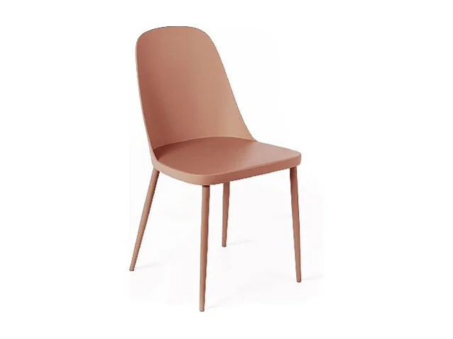 Lot de 4 chaises Tamara - Orange