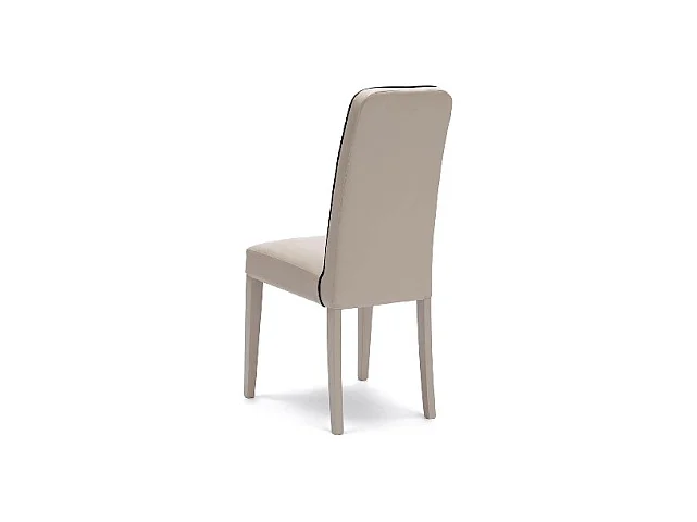 Anita - Sedia in ecopelle beige 2 pz