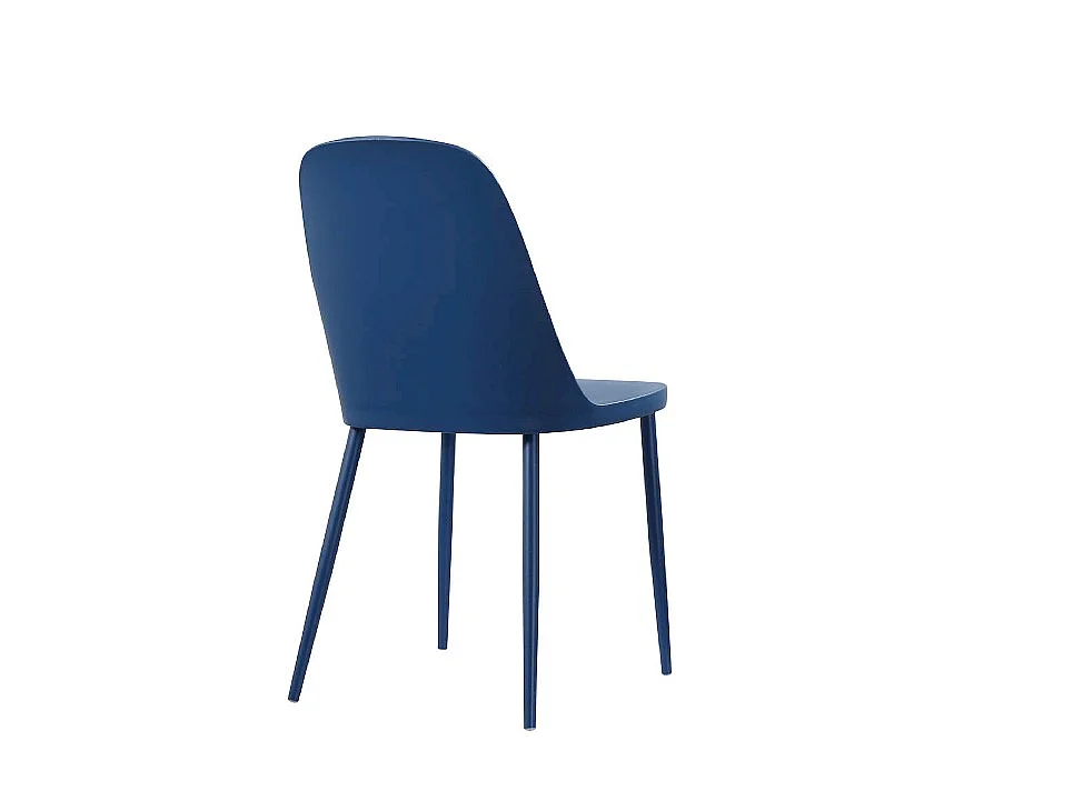 Tamara - Blauer Stuhl aus Polypropylen 4-tlg