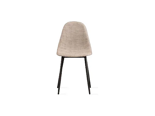 Martina - Silla imitación ratán beige 4 piezas